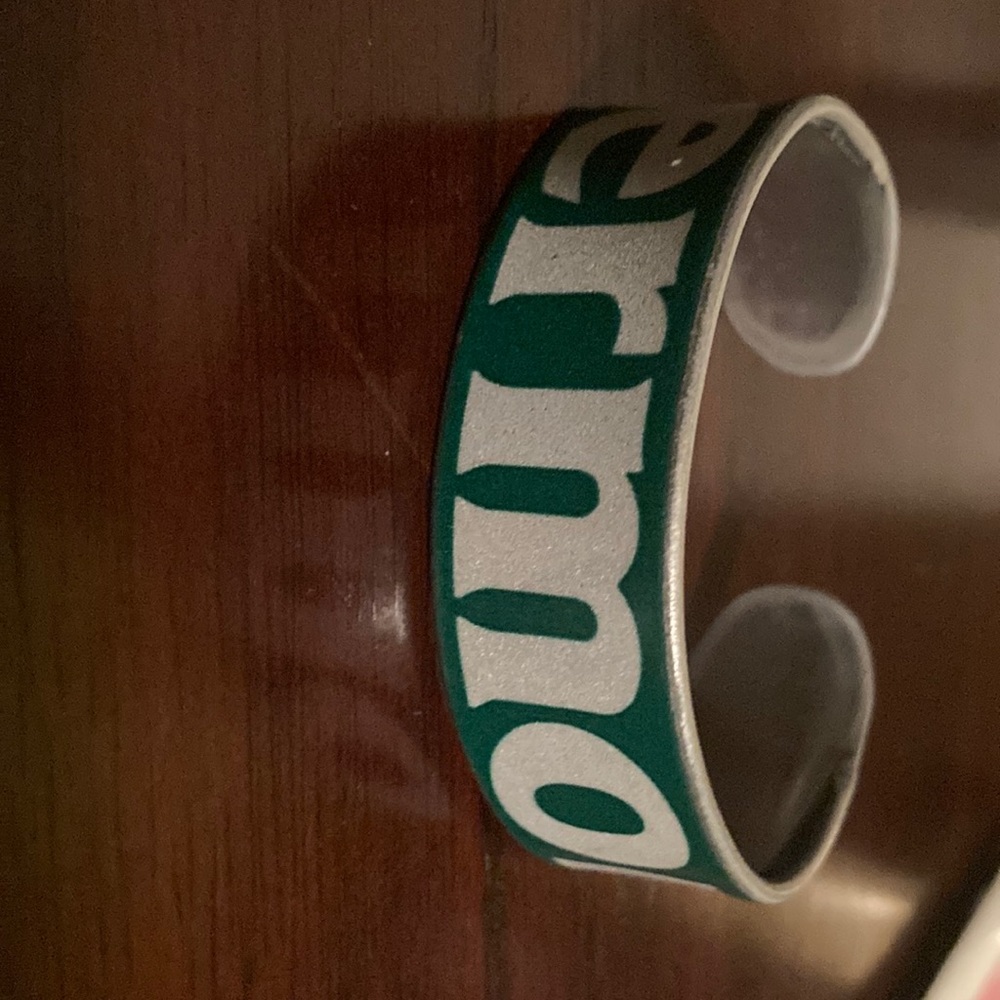 Unique jewelry! bracelet cuff made from license plate